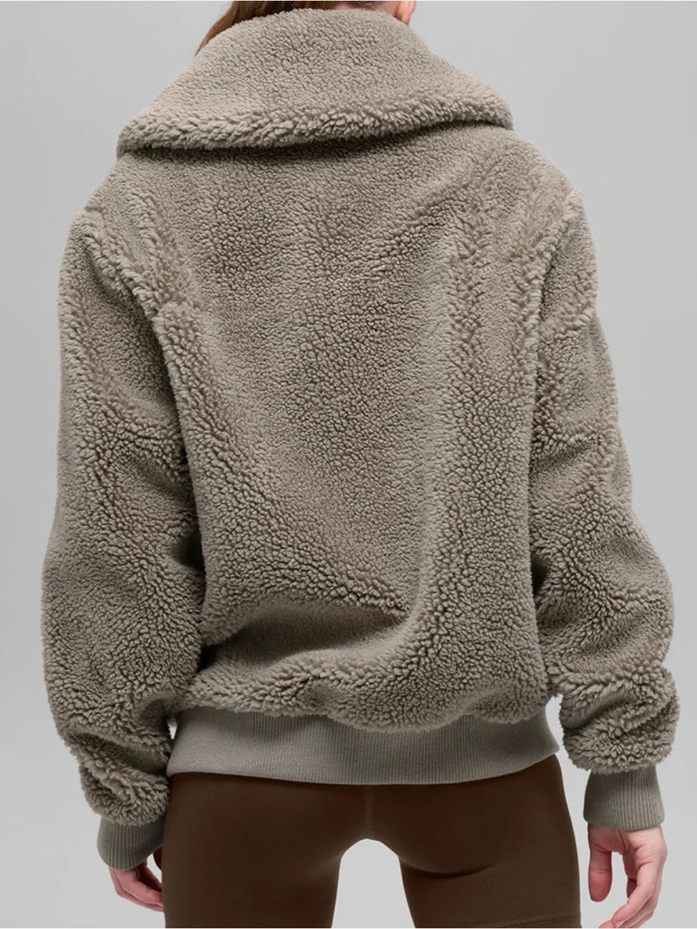Sherpa Downtown Jacket- Light Cocoa